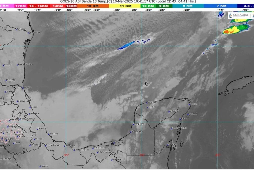 Frente frío en Quintana Roo afectará la Península
